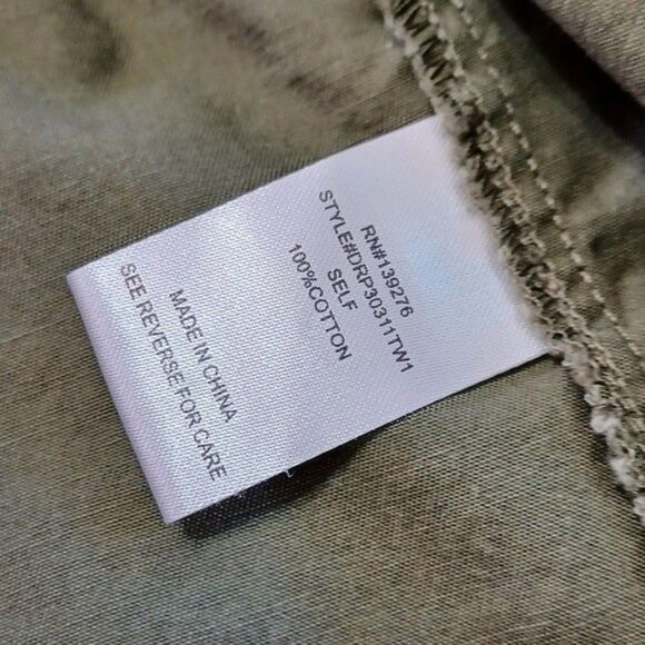 DR2 by Daniel Rainn Utility Army Green Vest - Picture 6 of 9